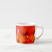 Fleurs murales d'araignée et d'orange Espresso Mug (Droite)
