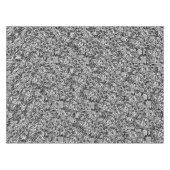 Fleurs nappes Noir Blanc Design (Devant (Horizontal))