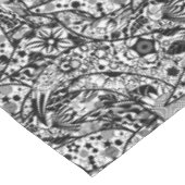 Fleurs nappes Noir Blanc Design (Angle)