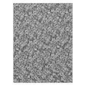 Fleurs nappes Noir Blanc Design (Devant)