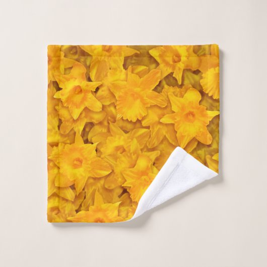 Fleurs Narcissus (Gant de toilette)