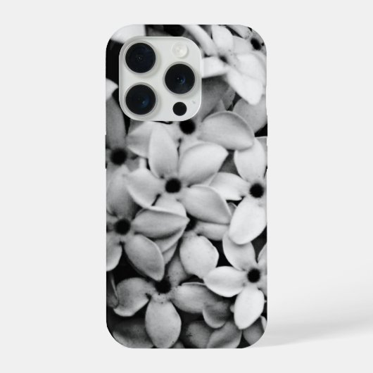 fleurs noir et blanc (Verso)
