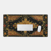 Fleurs noir et or tombées (Clavier et souris)