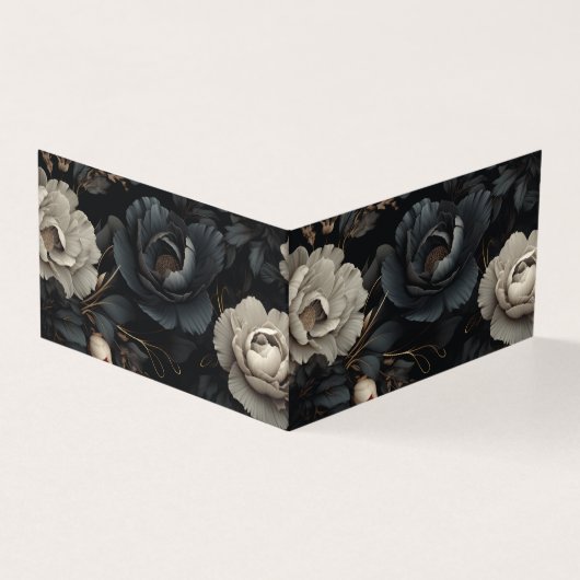 Fleurs noires et blanches (Outside)