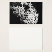 Fleurs noires et blanches (Devant & derrière)