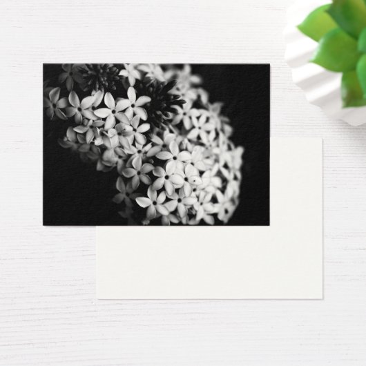 Fleurs noires et blanches (Bureau)