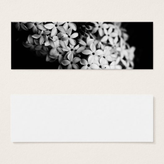 Fleurs noires et blanches (Devant & derrière)