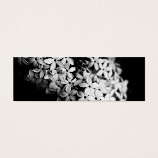 Fleurs noires et blanches (Devant)