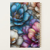 Fleurs opulentes avec traits d'or scintillants (Dos)