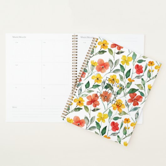 Fleurs orange jaune  (Devant avec enveloppe)