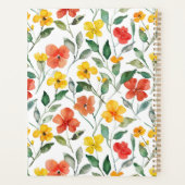 Fleurs orange jaune  (Dos)