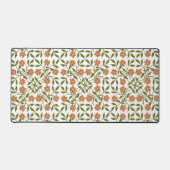 Fleurs orange, Motif Floral, Verdure, Boho (Recto)