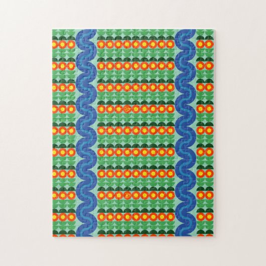Fleurs orange - Puzzle (Vertical)