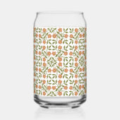 Fleurs oranges, motif floral, Boho, votre nom (Verso)