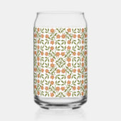 Fleurs oranges, motif floral, Boho, votre nom (Gauche)