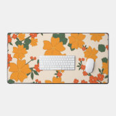 Fleurs Oranges, Motif Floral, Motif De Fleurs (Clavier et souris)