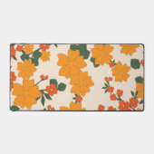 Fleurs Oranges, Motif Floral, Motif De Fleurs (Recto)