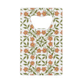Fleurs oranges, motif floral, verdure, Boho (Devant)