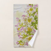 Fleurs papillons (Serviette à main)