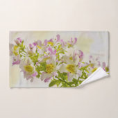 Fleurs papillons (Serviette à main)