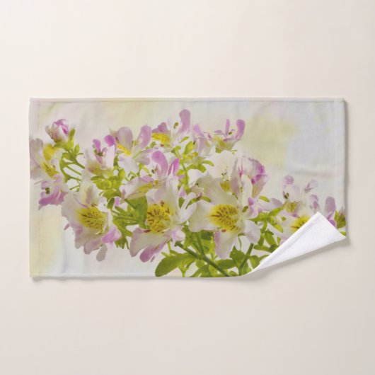 Fleurs papillons (Serviette à main)