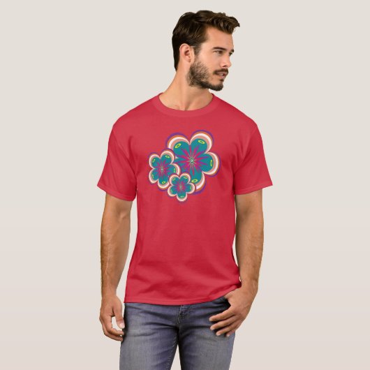 Fleurs particulières T-shirt unisex (Devant entier)