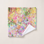 Fleurs pastel (Gant de toilette)