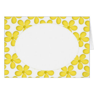 Fleurs peintes Jaunes