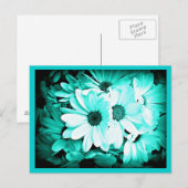 Fleurs peintes par carte postale 18 (Devant / Derrière)