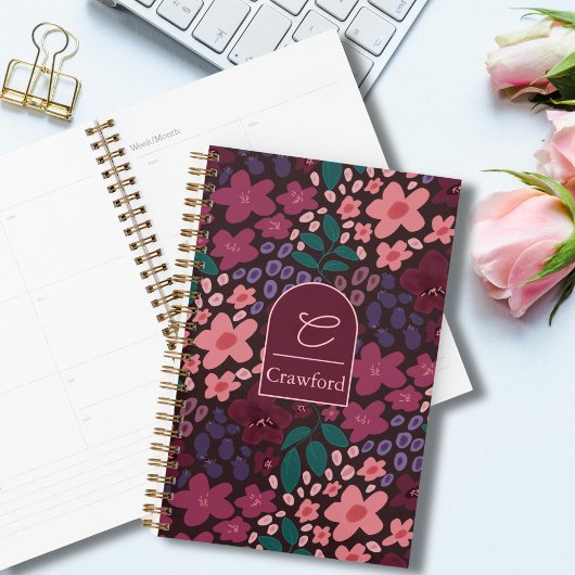 Fleurs Personnalisées avec Monogramme Humeur