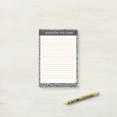 Fleurs post-it notes (Sur un bureau)