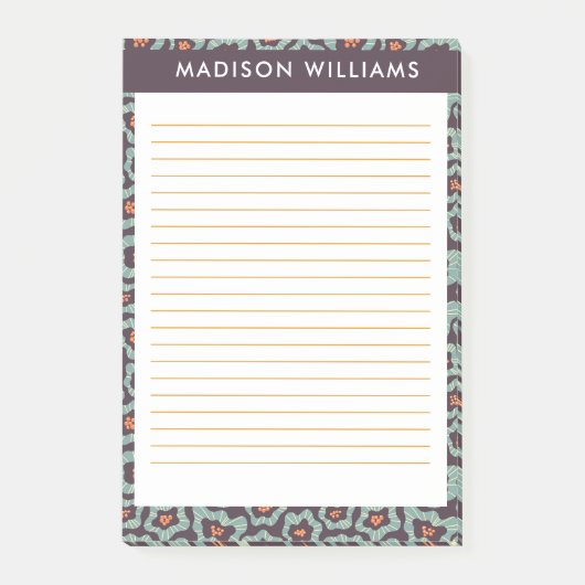 Fleurs post-it notes (Devant)