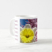 Fleurs pour ma fille ! Tasse à café Mug Fleurs (Devant gauche)
