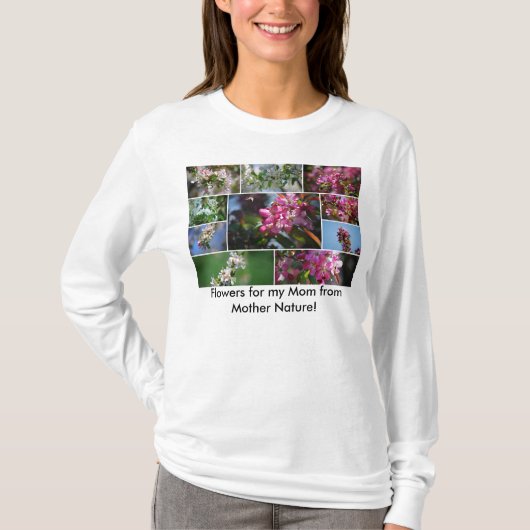 Fleurs pour ma Mère de Mère Nature ! Sweat à capuc (Devant)