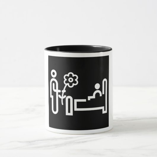 Fleurs Pour Un Patient Mug (Centre)