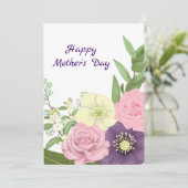 Fleurs Pour Vous Carte Vacances Plat (Debout devant)