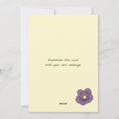 Fleurs Pour Vous Carte Vacances Plat (Dos)