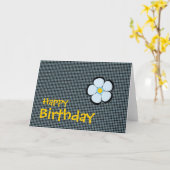 Fleurs Pour Vous Joyeuses Cartes D'Anniversaire (Fleur jaune)