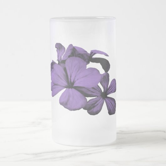 Fleurs pourpres de la Mug congelée (Centre)