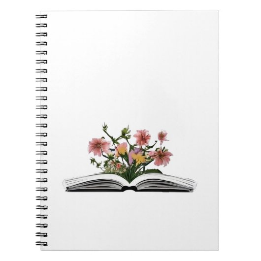 Fleurs poussant du livre (Devant)