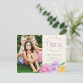 Fleurs précieuses Bonne fête des mères Carte Nana (Debout devant)