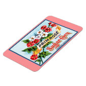 Fleurs Primrose Vintage Crate Étiquette Magnet d'a (Côté Gauche)