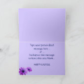 Fleurs printanières Fleurs de carte Vide de carte (Intérieur)