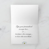 Fleurs printanières Fleurs de carte Vide de carte  (Intérieur)