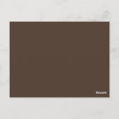 Fleurs printanières Jardin Mariage Numéro de table (Dos)