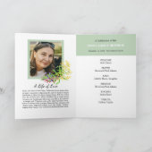 Fleurs printanières Photo Memorial Folk Programme (Intérieur)