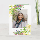 Fleurs printanières Photo Memorial Folk Programme (Devant)