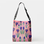 Fleurs printanières, Sac Corps De Crocus Violet (Dos)