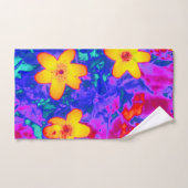 fleurs psychédéliques 4 (Serviette à main)