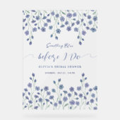 Fleurs quelque chose de bleu avant notre mariage S (Recto)